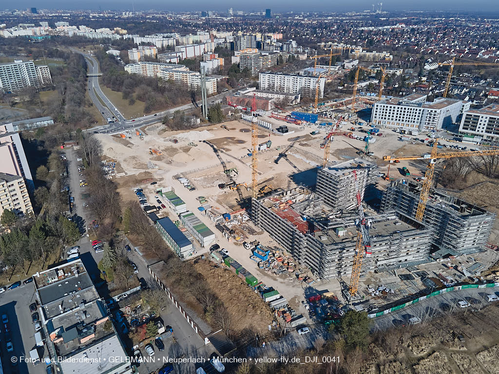 09.03.2022 - Baustelle PANDIONVERDE in Neuperlach  09.03.2022 - Baustelle PANDIONVERDE in Neuperlach